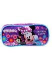Estojo Escolar Minnie Mouse Lilás Original Disney