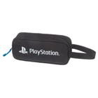 Estojo Escolar PlayStation Dual Preto e Branco - Pacific