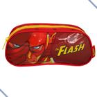 Estojo Escolar The Flash Com 1 Bolso Original Da Luxcel
