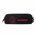 Estojo Flamengo Oficial Escolar Preto Bordado Mengo