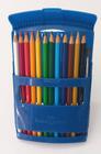 Estojo Flipbox 12 lápis de cor aquarelável e pincel Faber Castell