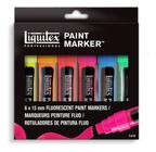Estojo Liquitex Paint Marker Wide 06 Cores Fruorescentes
