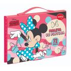 Estojo Maleta de Pintura Infantil Minnie 72 Peças 22335 Rosa - Molin