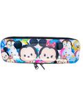 Estojo Metal Branco Mickey Minnie Tsum Tsum