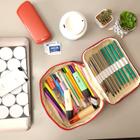 Estojo Organizador Escolar Juvenil Box Jumbo Porta Chaves Grande Divisória 100 Pens Caneta Lápis -Apparatos