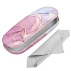 Estojo para óculos Fintie Hard Shell Portable Glittering Marble