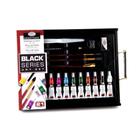 Estojo Pintura Aquarela Royal Prof Black Series C/21 Pçs - ROYAL & LANGNICKEL