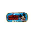 Estojo Poliéster Pvc 3 Div. Mickey ul 12x11x24cm