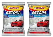 Estopa Para Polimento e Limpeza Automotiva 2 Pacotes de 200g