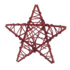 Estrela Decorativa De Rattan C/15cm Unidade