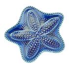 Estrela do Mar Decorativa de Cerâmica Ocean Azul 21cm Bon Gourmet
