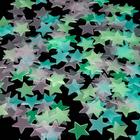 Estrelas Neon que Brilham no Escuro Fluorescentes Decoração de Quarto para Teto de Criança