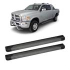 Estribo Dodge RAM 2012 a 2015 Cabine Dupla Grafite Aluminio