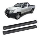 Estribo Hilux 2005 2006 2007 a 2015 Cabine Simples Preto