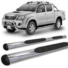 Estribo Hilux 2005 a 2015 Oval Oblongo Cromado C D - HOZZ