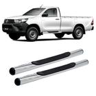 Estribo Hilux 2006 A 2015 Cabine Simples Cromado - SOLAR