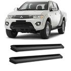 Estribo L200 Triton 2008 2009 2010 2011 2012 Alumínio Preto