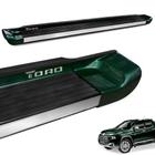 Estribo Lateral Fiat Toro 2016 a 2021 Alumínio Verde Botanic - Gtnox