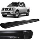 Estribo Lateral Frontier 2008 a 2016 Aluminio Preto Track