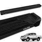 Estribo Lateral Hilux CD 2005 a 2015 Aluminio Preto A1 - Gtnox