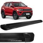 Estribo Lateral Jeep Compass 2017 a 2022 Alumínio Preto - Track