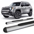 Estribo Lateral Jeep Renegade Oblongo Oval Grafite - HOZZ