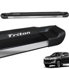 Estribo Lateral L200 Triton Sport 2017 a 2021 Preto Fosco Personalizado - Gtnox