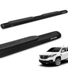 Estribo Lateral Oval Fiat Strada 2021 2022 2023 Aço Carbono Preto - Gtnox