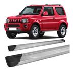 Estribo Lateral Suzuki Jimny Plataforma De Alumínio Prata