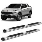 Estribo Oval Fiat Toro 2016 a 2022 Cromado Aço Carbono Bepo