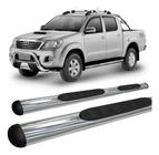 Estribo Oval Oblongo Cromado Hilux 2005 Até 2015 - HOZZ