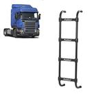 Estribo p Cabine Scania T/R 114/124 Preto 4 Degraus 1460mm - Fabbof