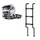 Estribo Traseiro Cabine MAN TGX - 3 Degraus - 1432mm Preto - Fabbof