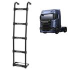 Estribo Traseiro p Scania P/G 2020 NTG - 5 Degraus - Preto - Fabbof