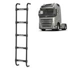 Estribo Traseiro para Volvo FH/NH 5 Degraus 1650mm Preto