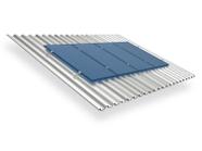 Estrutura Solar para 4 placas - Telhado Metálico