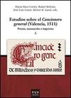 Estudios sobre el Cancionero general (2 vol.) - Publicacions de la Universitat de València