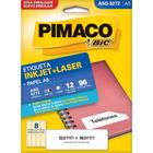 Etiqueta A5 Inkjet Laser A5Q3272 - Pimaco