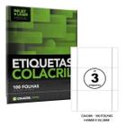 Etiqueta Adesiva A4 CA4380 140 x 99,3 mm 100 Folhas Colacril