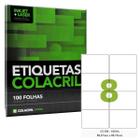 Etiqueta Adesiva Carta CC195 59,27 x 85,73 mm 100 Folhas Col