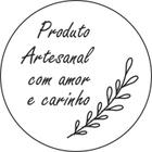 Etiqueta Adesiva Produto Artesanal 01 Redonda 3 cm 100 un.