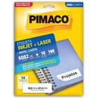 Etiqueta Carta Inkjet Laser 6082 33,9x101,6mm 10Fls - Pimaco