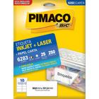 Etiqueta Carta Inkjet Laser 6283 - Pimaco
