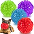 Etiqueta de brinquedo para cães Heavy Duty Squeaky Balls de 4,5 polegadas para cães