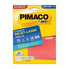 Etiqueta Imprimir Pimaco A5Q-1250 Ink-jet Laser A5 324 etiquetas