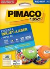Etiqueta Ink-jet/laser A5q 1837 18 x 37 Mm Com 420 Etiquetas Pimaco