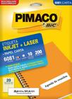 Etiqueta Ink-jet/laser Carta 6081 25,4 x 101,6 Mm Com 200 Etiquetas Pimaco