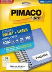 Etiqueta Ink-jet/laser Carta 6282 33,9 x 101,6 Mm Com 350 Etiquetas Pimaco