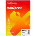 Etiqueta Inkjet Laser A4 363 38,1x99,0 14 Etiquetas Por Folha