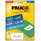 Etiqueta Inkjet/Laser A4250 Com 25 Folhas Pimaco